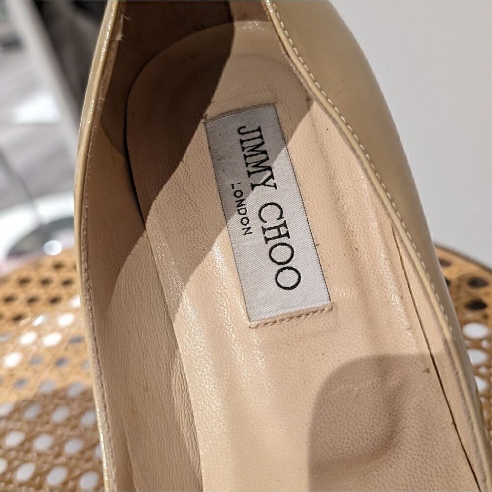 Jimmy Choo Nude platform heel shoes size 40 eur - Picture 5 of 7